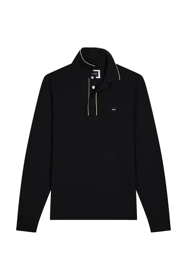 Long-sleeved Slim Fit Polo
