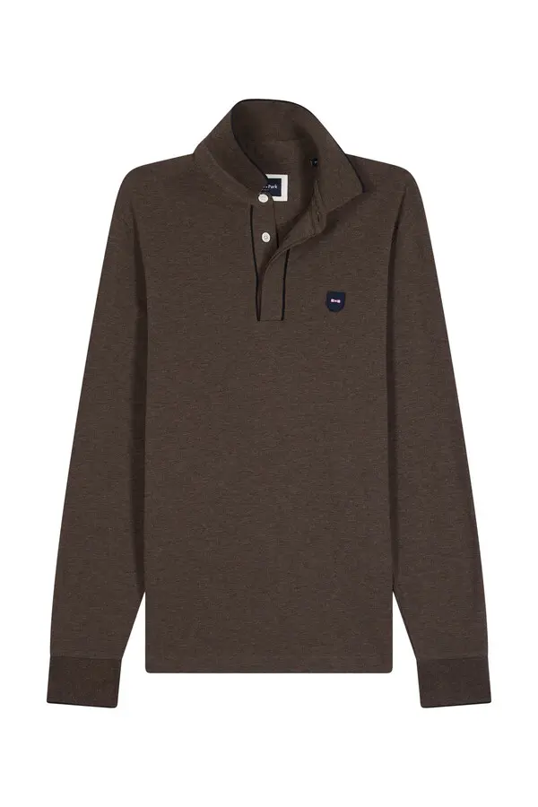 Long-sleeved Slim Fit Polo