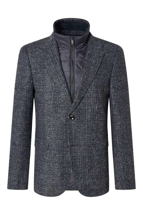 Sophisticated Multi-Tone Hybrid Jacket