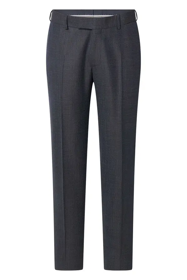 Versatile Textured Tailored Trousers