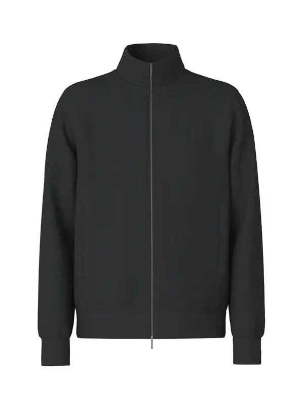 Full-Zip Stand Collar Jacket
