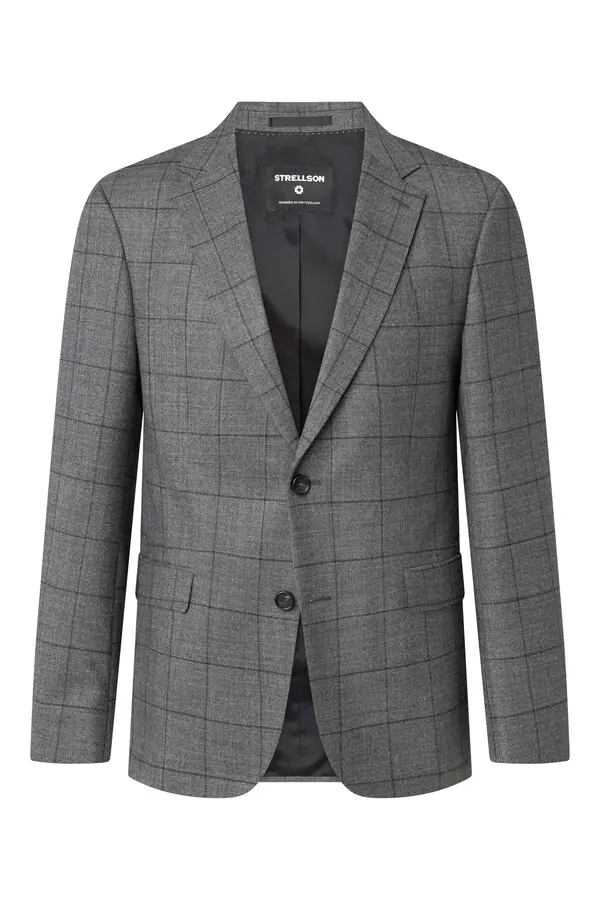 Grey Check Blazer
