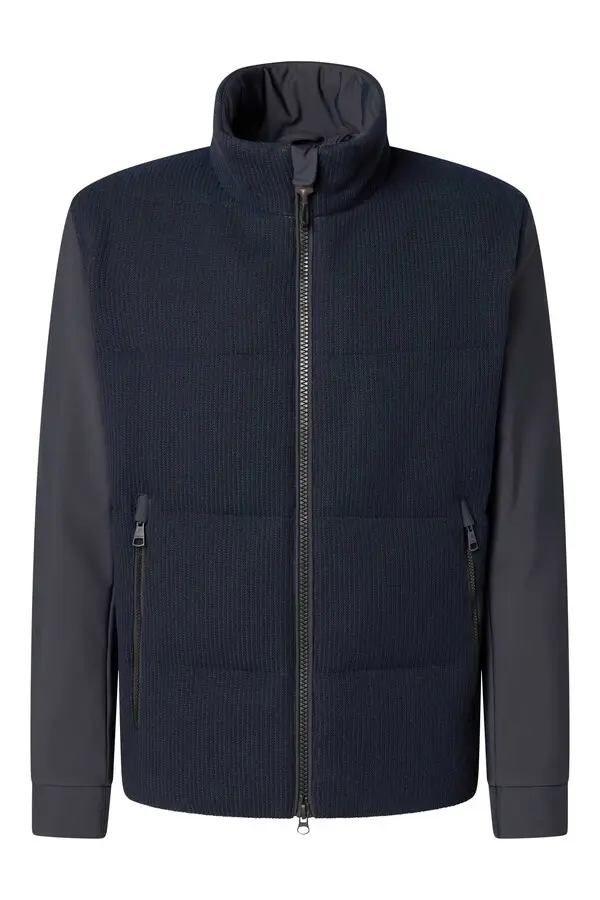 Flex Knit Jacket with Faux down Padding