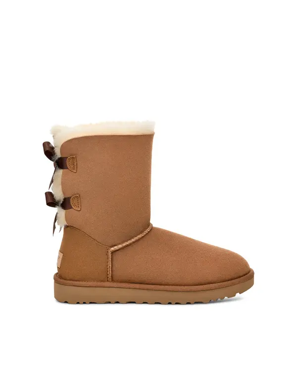 Classic Boot with Crisscross Bows