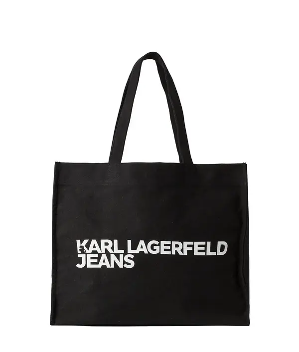 Logo Cotton Shopper Bag