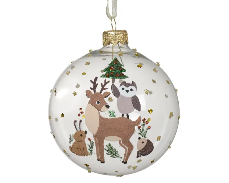 Bauble Glass Transparent Animal Tree Image