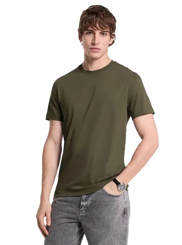 Crew Neckline Cotton T-Shirt