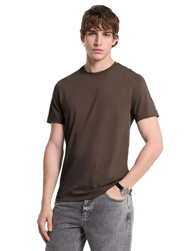 Crew Neckline Cotton T-Shirt