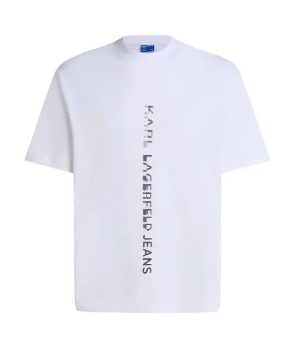 Vertical logo Crew Neck T-shirt