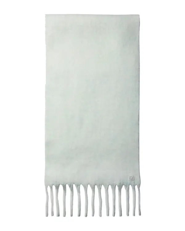 Wool Blend Emblem Logo Scarf Image