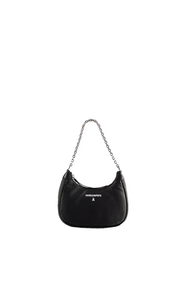 Half-moon Leather Shoulder Bag