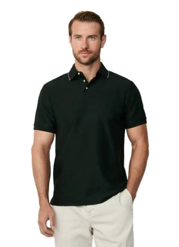 Classic Fit Short Sleeve Jersey Knit Polo