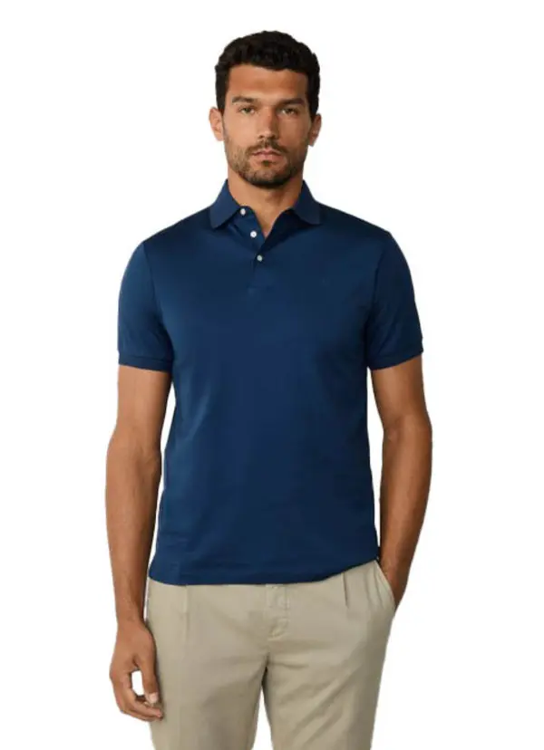 Classic Fit Short Sleeve Jersey Knit Polo