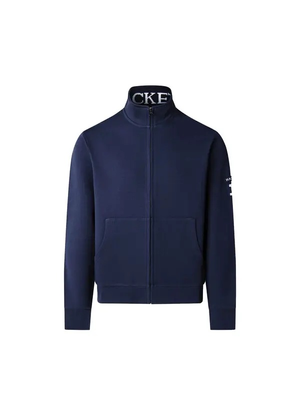 Zip-Up Jacket with Logo Collar