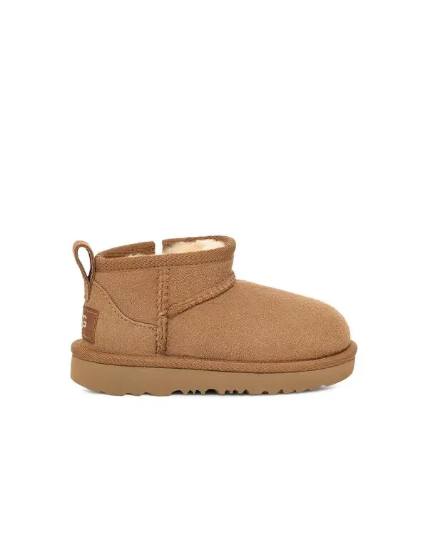 Classic Ultra Mini Suede Ankle Boots - Kids