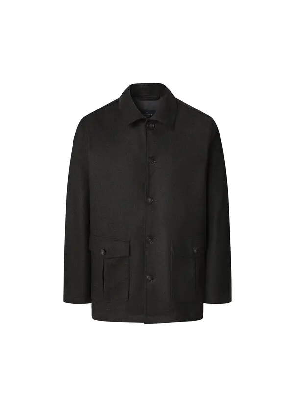 Herringbone Flannel Overshirt