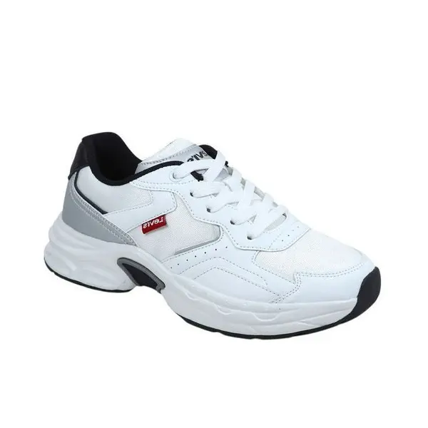 Chunky Sole Leather Sneakers 36-39