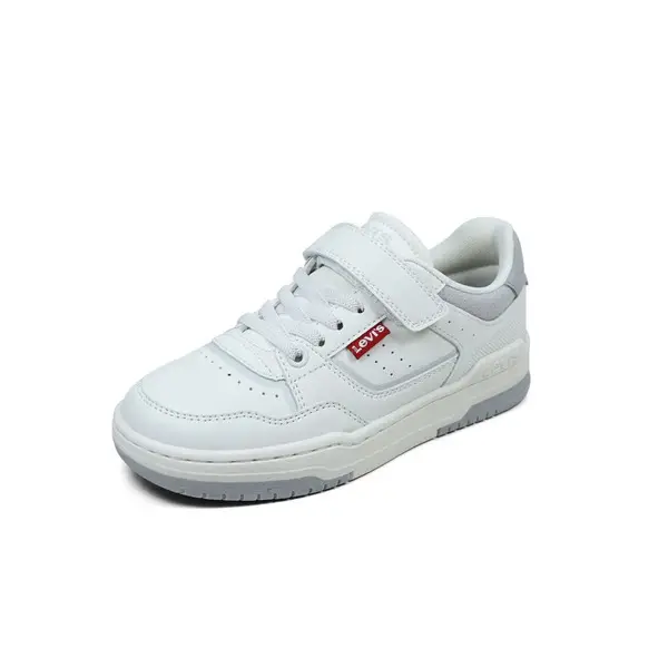 Low-Top Sneakers with Hook-and-Loop Fastener - Junior