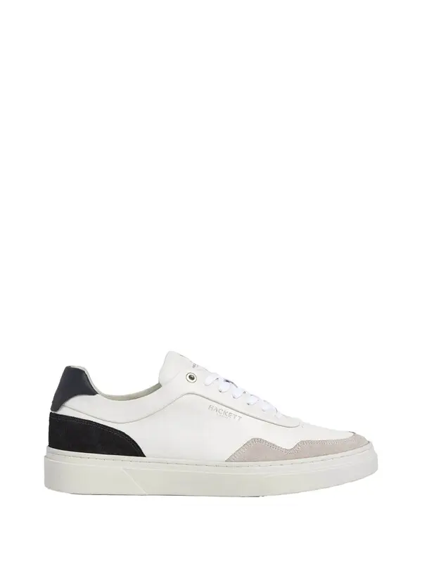 Hackney Delta Leather and Suede Trainer