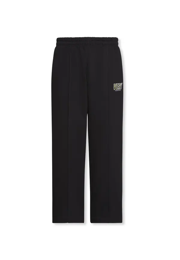 Wide-Leg Track Joggers with Logo