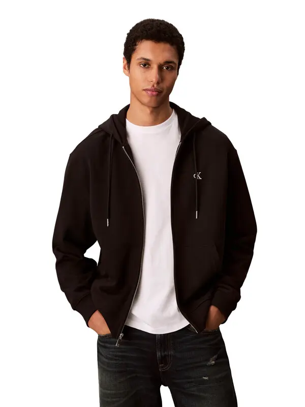 Full Zip-up Hooded Sweatshirt