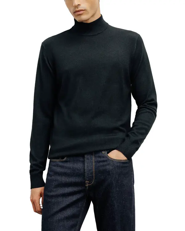 Merino Wool High-ncek Sweater