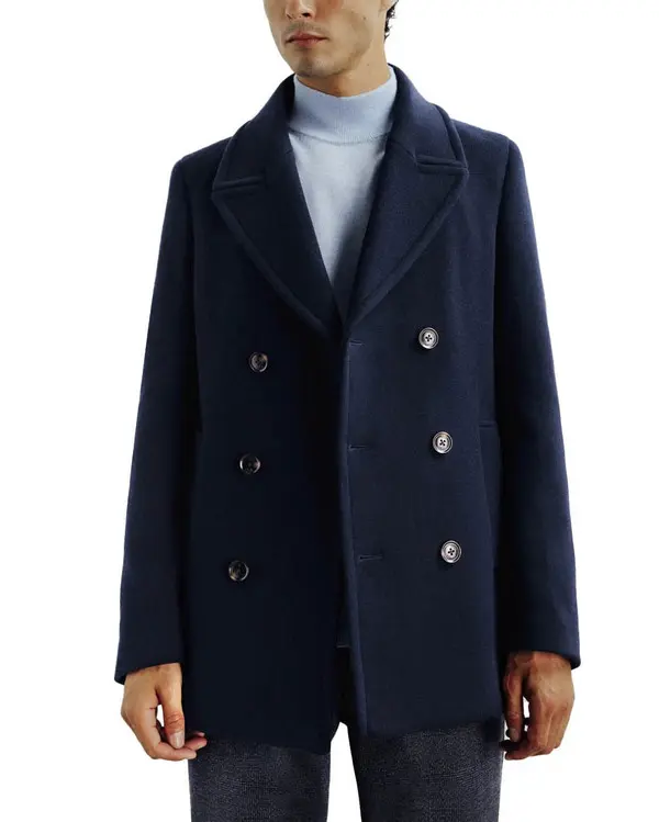 Wool Blend Pea Coat