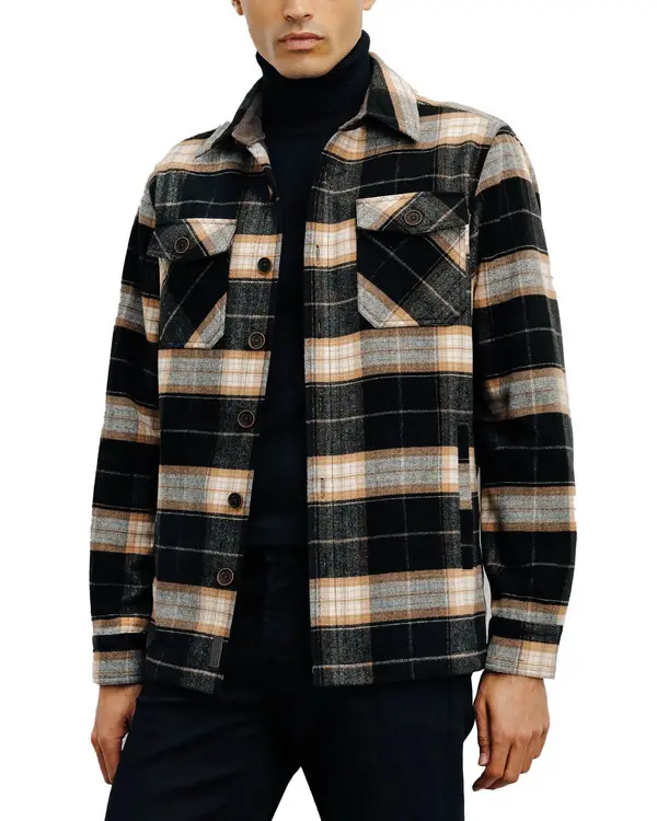 Classic Collar Check Long Sleeved Shirt