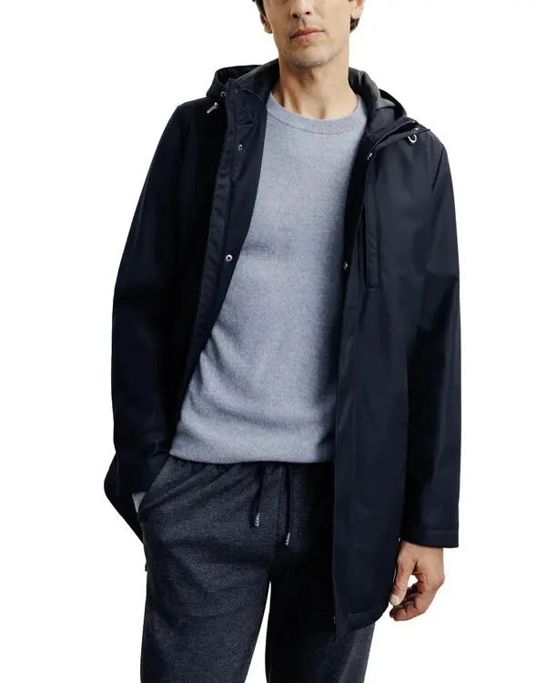 Lightweight Hooded Parka Coat