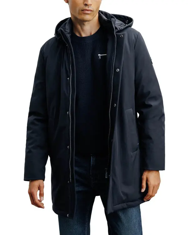 Three-Quarter Length Hooded Coat