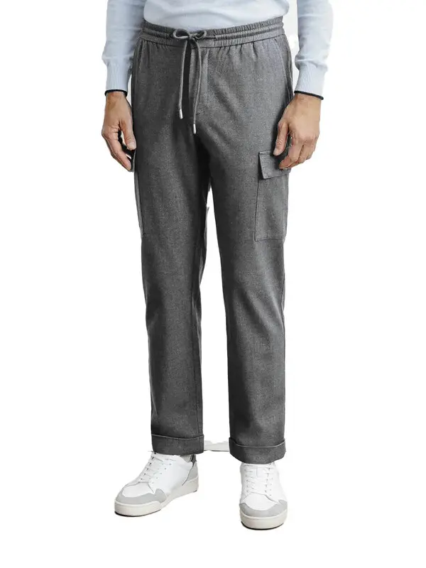 Elasticated Waistband Cargo Pants