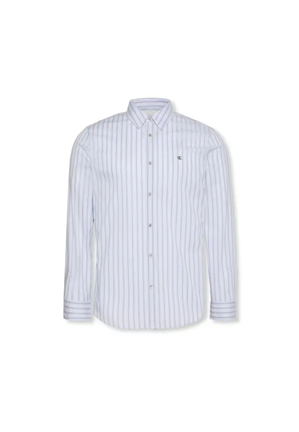 Vertical Stripe Dress Shirt