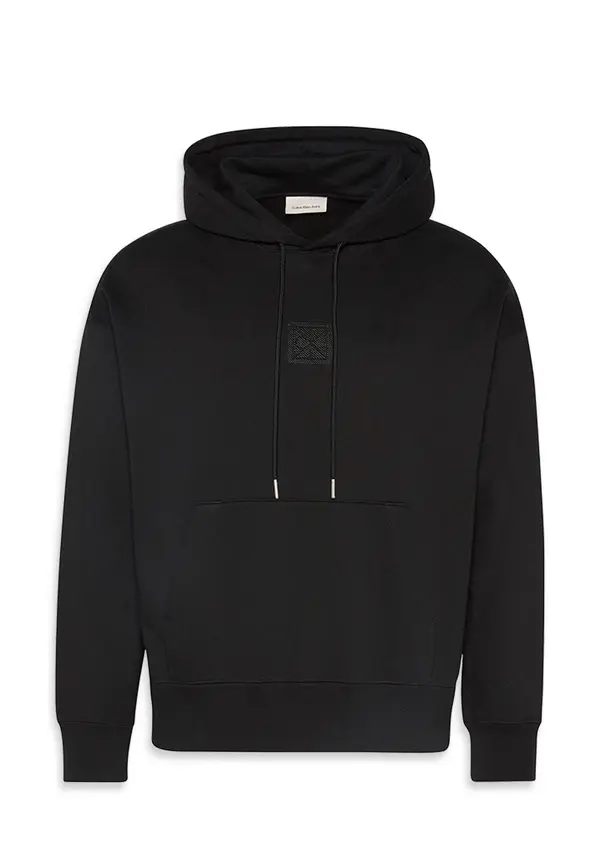 Hoodie with Chest Badge