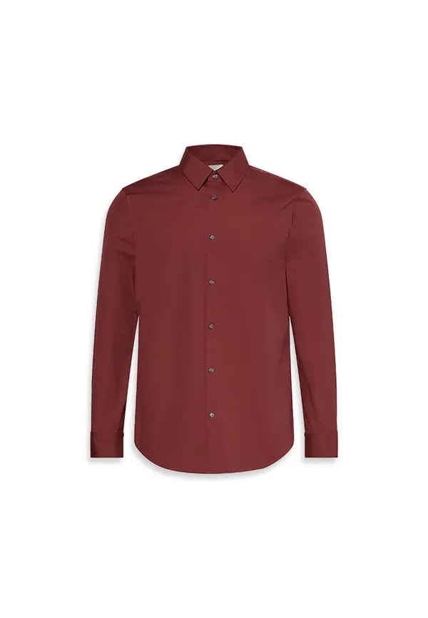Regular Fit Long Sleeved Cotton Shirt