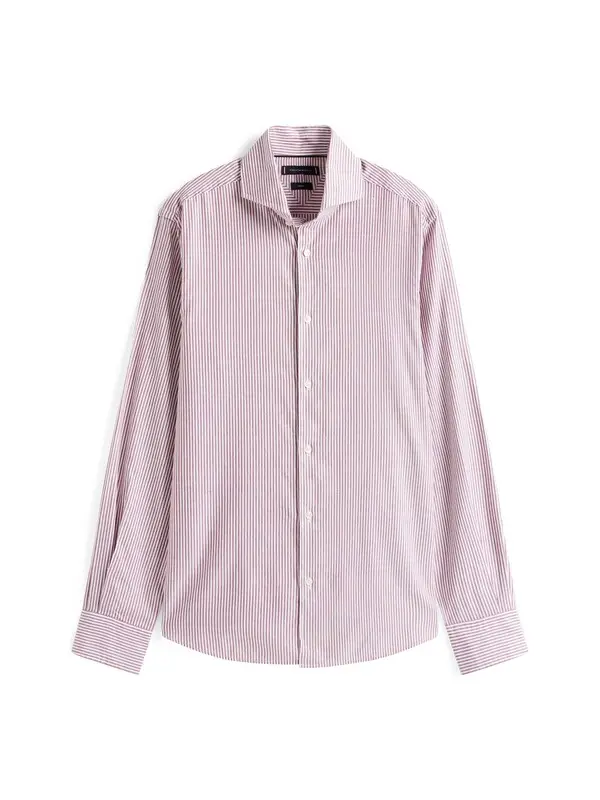 Edgy Smart Casual Ithaca Stripe Slim Shirt