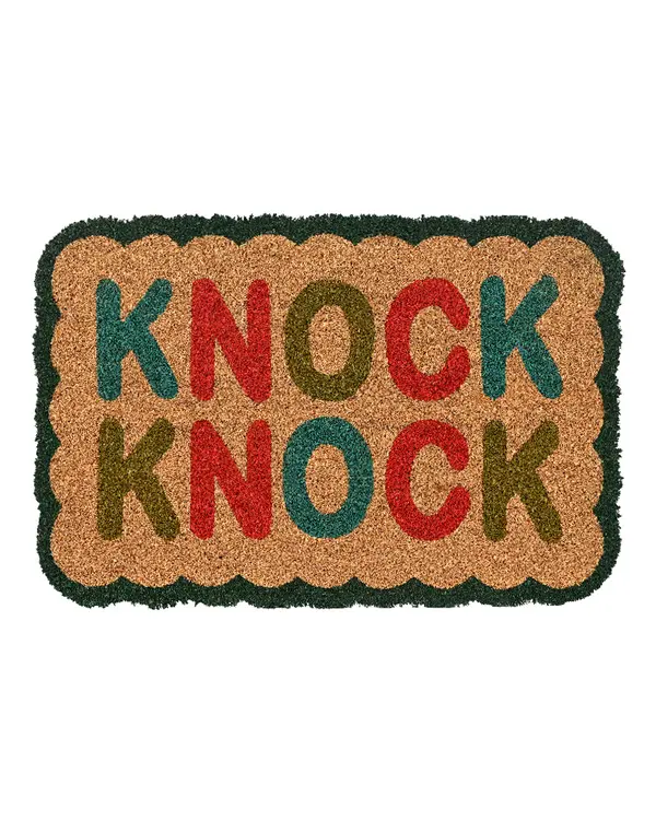 Doormat coir rectangle tufted KNOCK Image