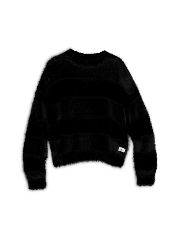 Striped Fuzzy Jumper