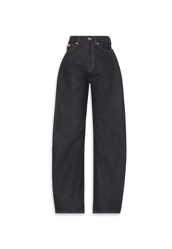 High Rise Barrel Jeans