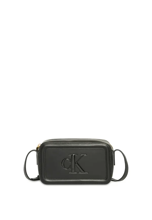 Embossed Monogram Logo Camera Bag