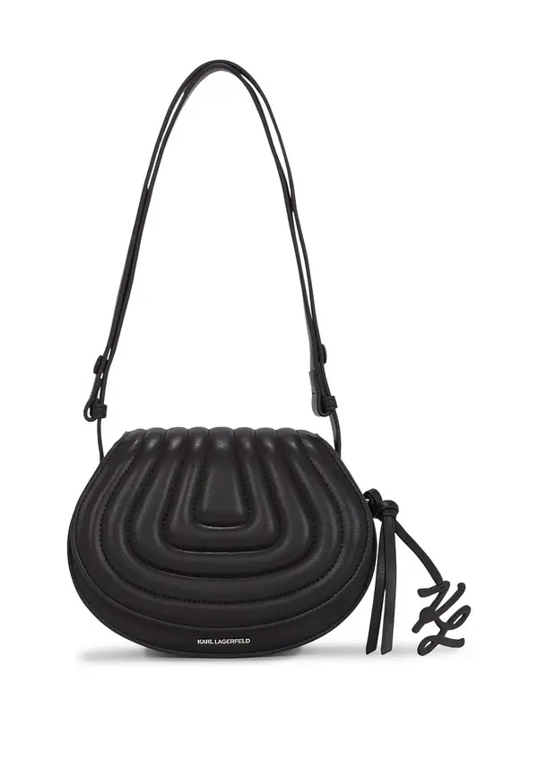 Quilted Round Crossbody Bag