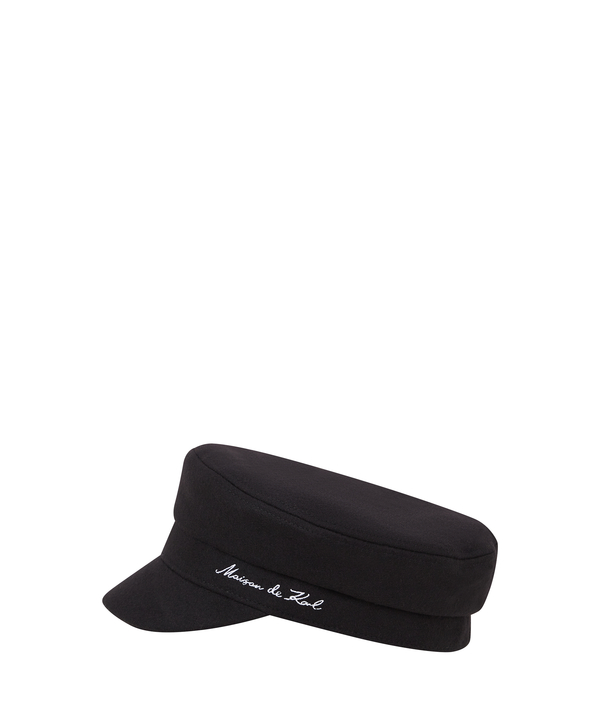 Chic Military-Style Fiddler Cap Image