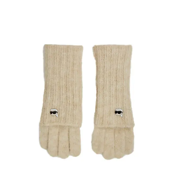 Ribbed Winter Gloves wth Karl Ikon