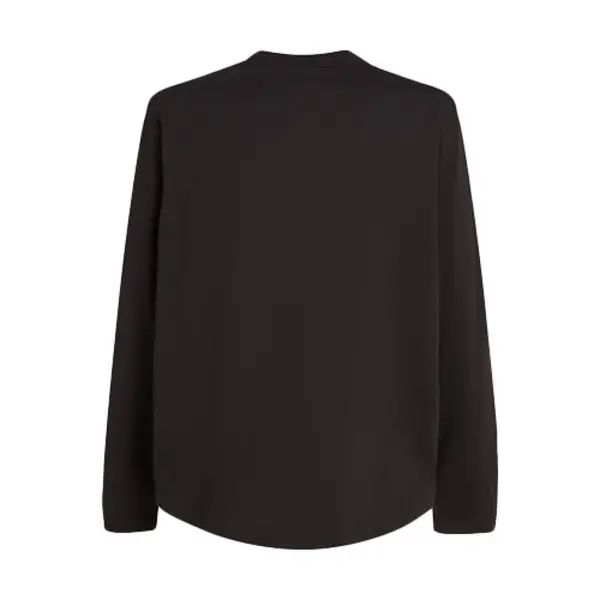 Long-Sleeve Mock Neck T-Shirt