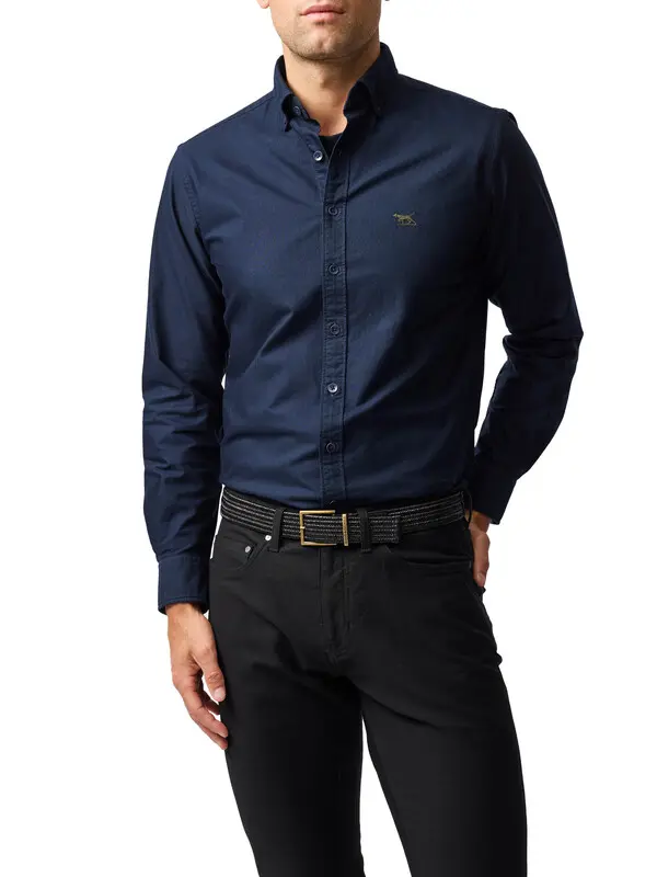 Oxford Botton-down Long Sleeved Shirt