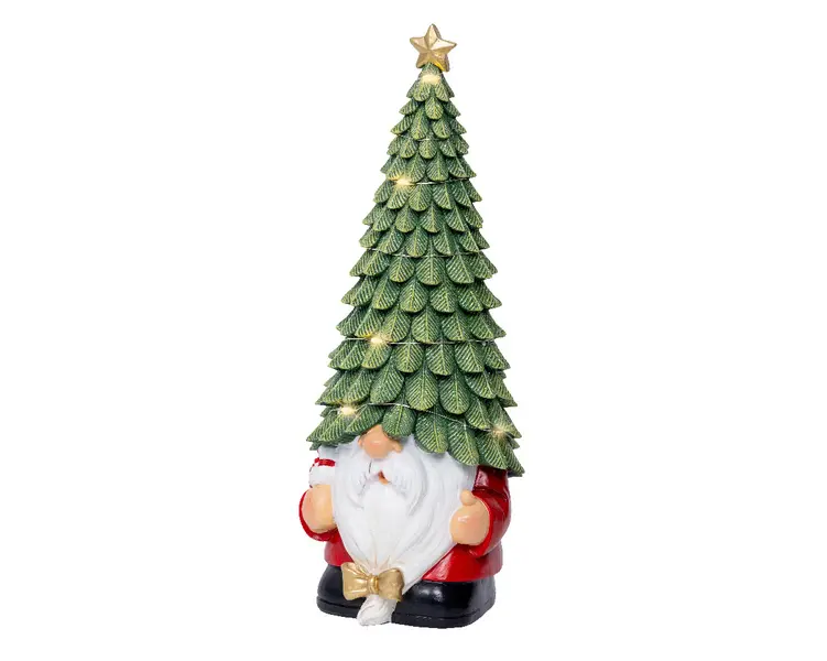 Micro LED santa polyresin steady BO indoor