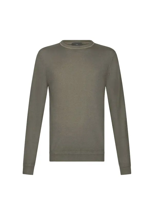 Wool Jumper With Ribbed edges Image