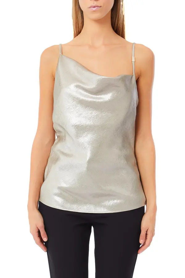 Laminated Crepe Top 