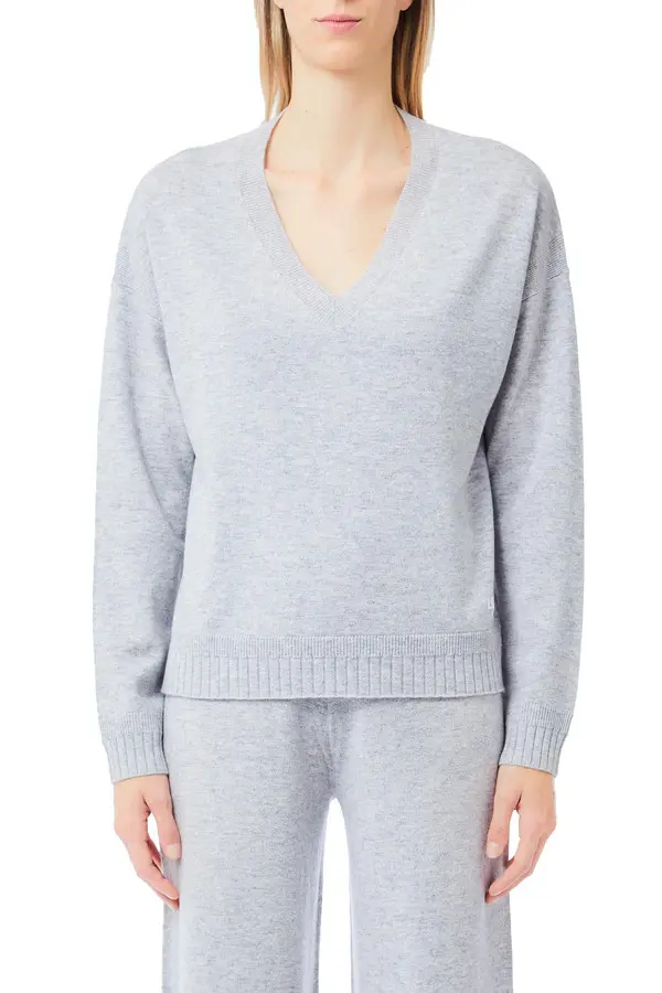 Wool and Cashmere V-neck Jumper