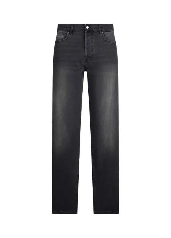 Straight-leg Cotton Denim Jeans