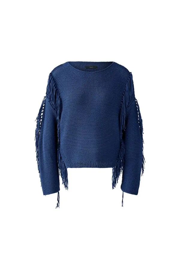 Fringe Detail Knit Sweater